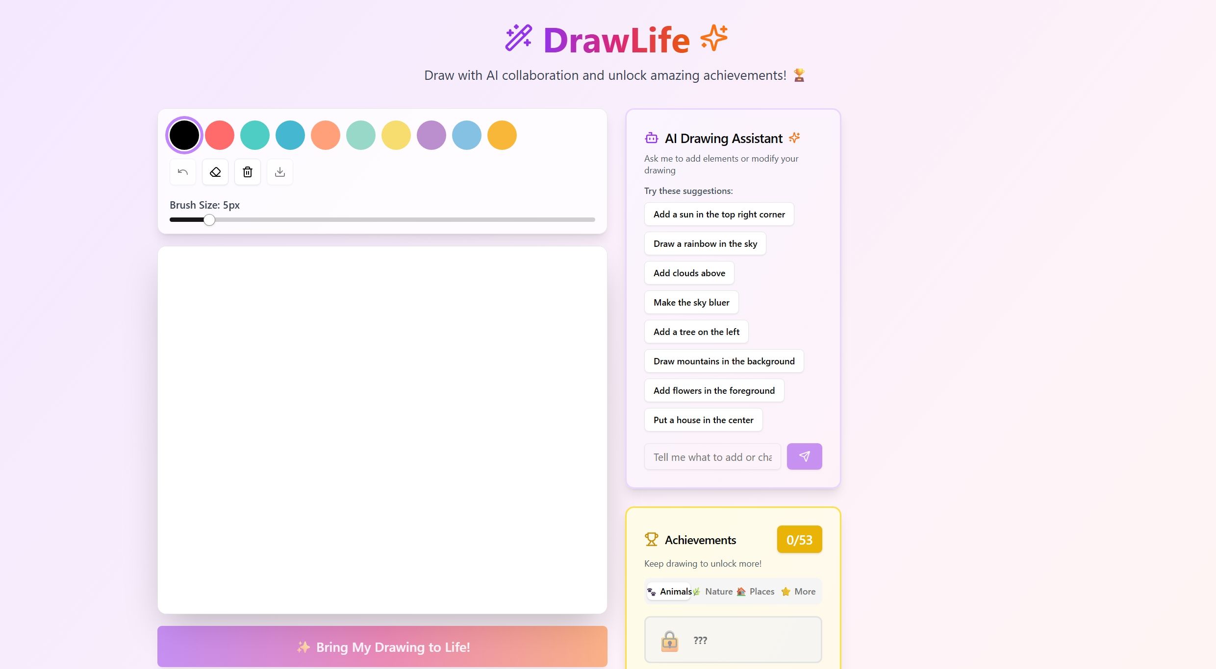 DrawLife template preview