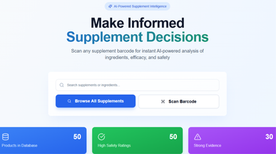 SupplementIQ template preview