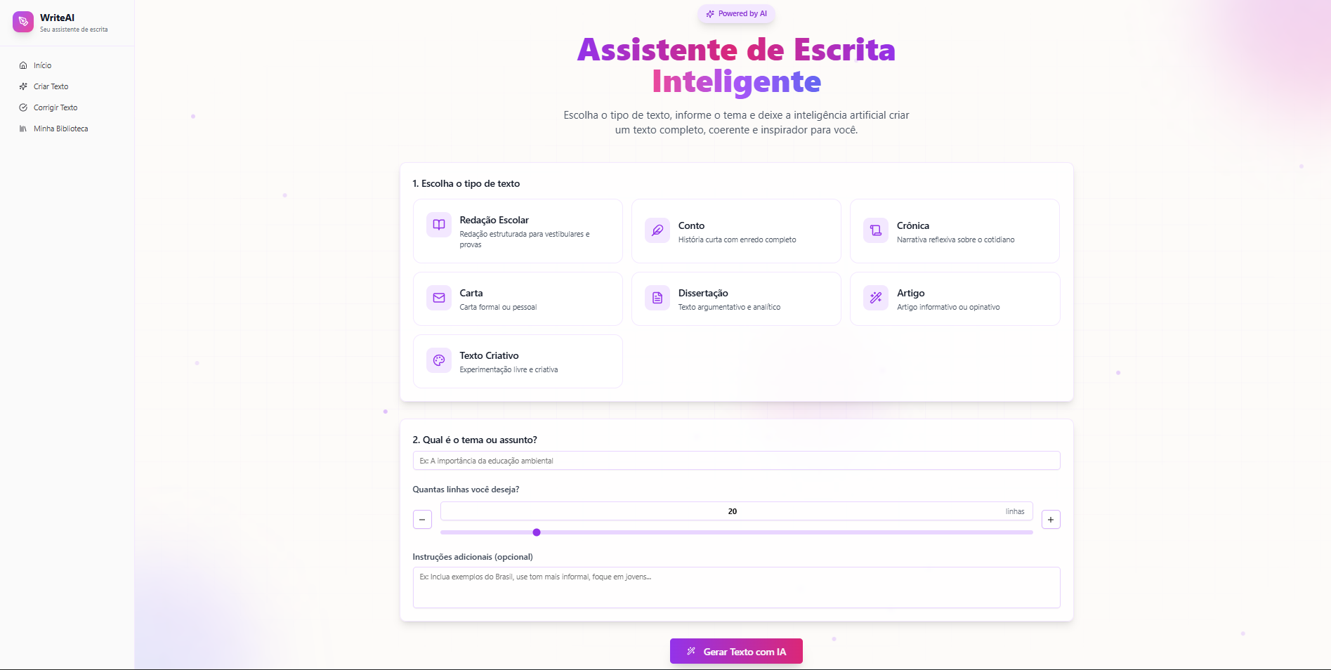 Write template preview