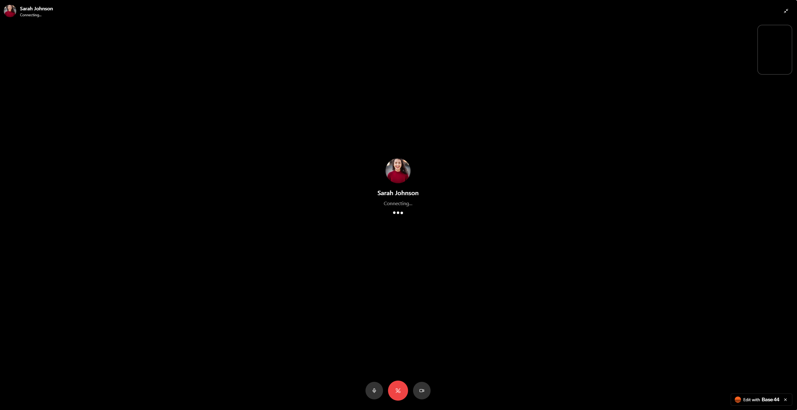 Space Chat template preview