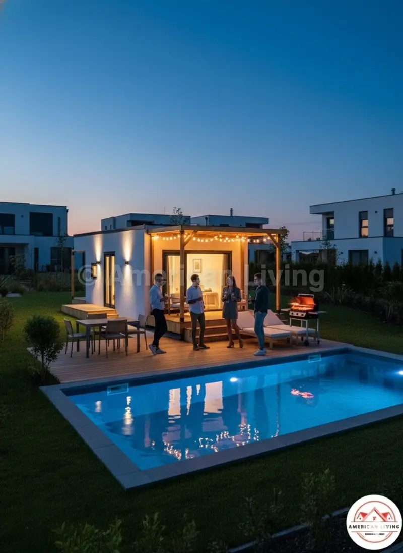 Flat Small 41 – Montovaný dom 41m² od Prosto House, pohľad zvonku