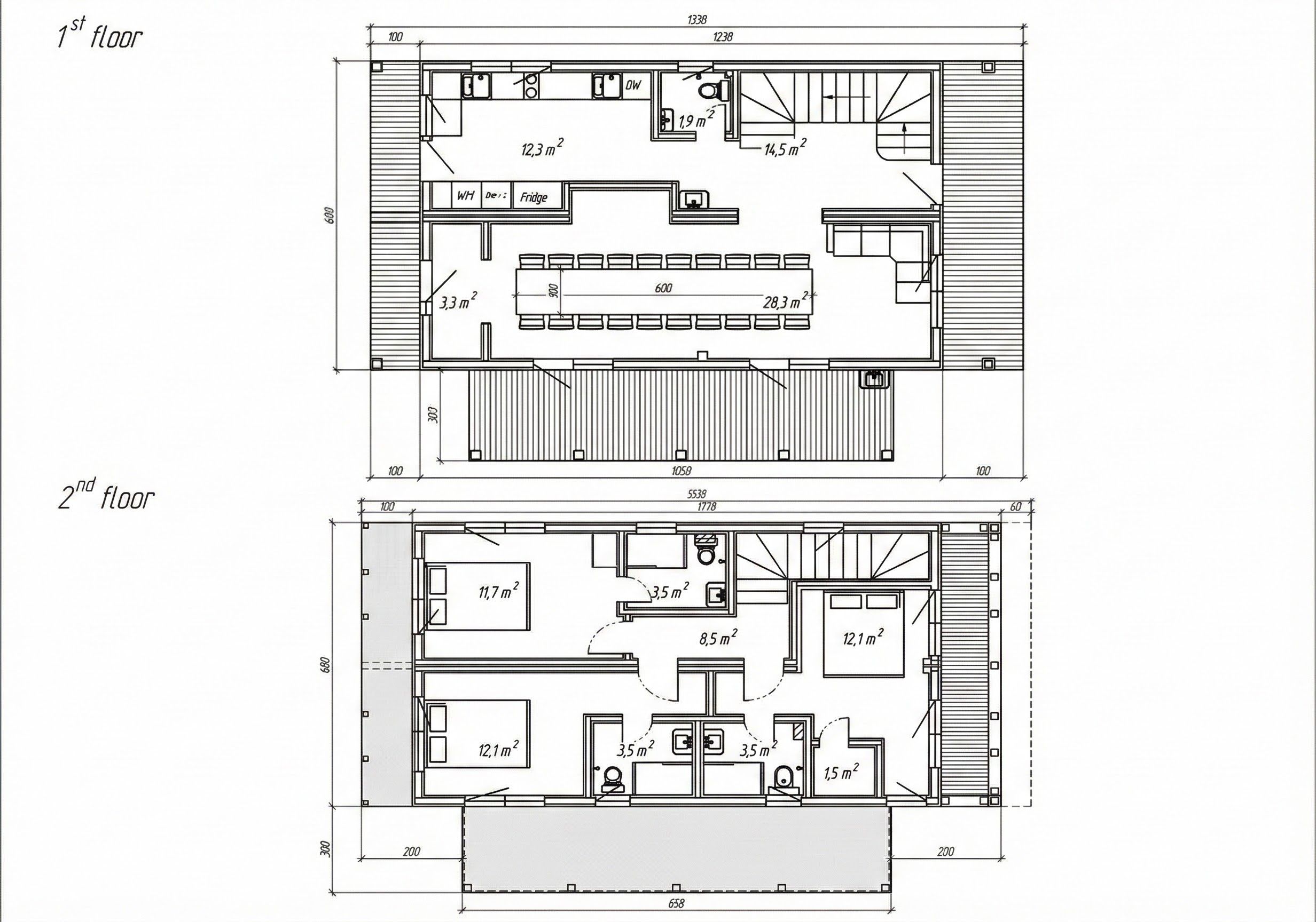 LONDON, 144m² - 2D pôdorys domu