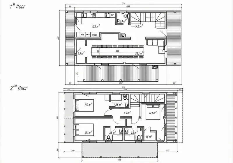 LONDON, 144m² - 2D pôdorys domu