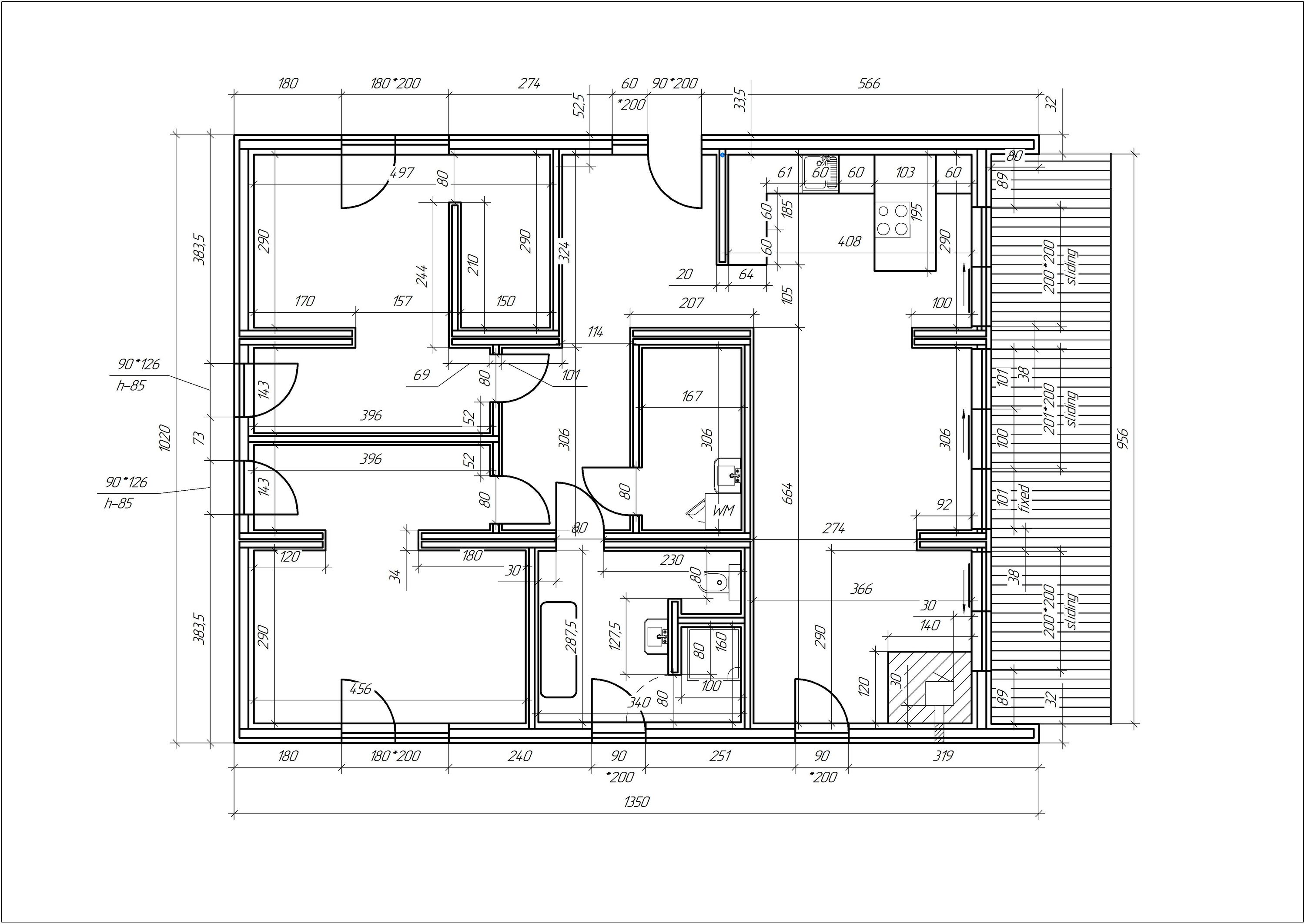 ALESSANDRIA, 130m² - 2D pôdorys domu