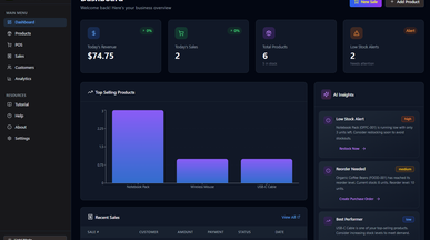 StockWise template preview