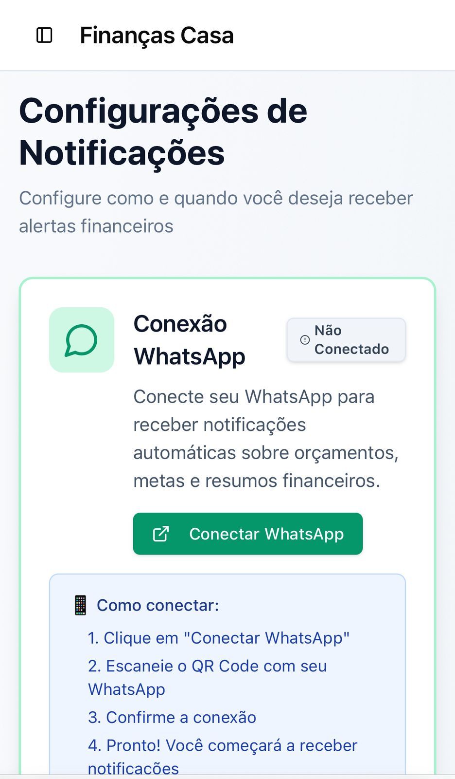 controle financeiro familiar template preview
