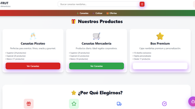 E-commerce template preview