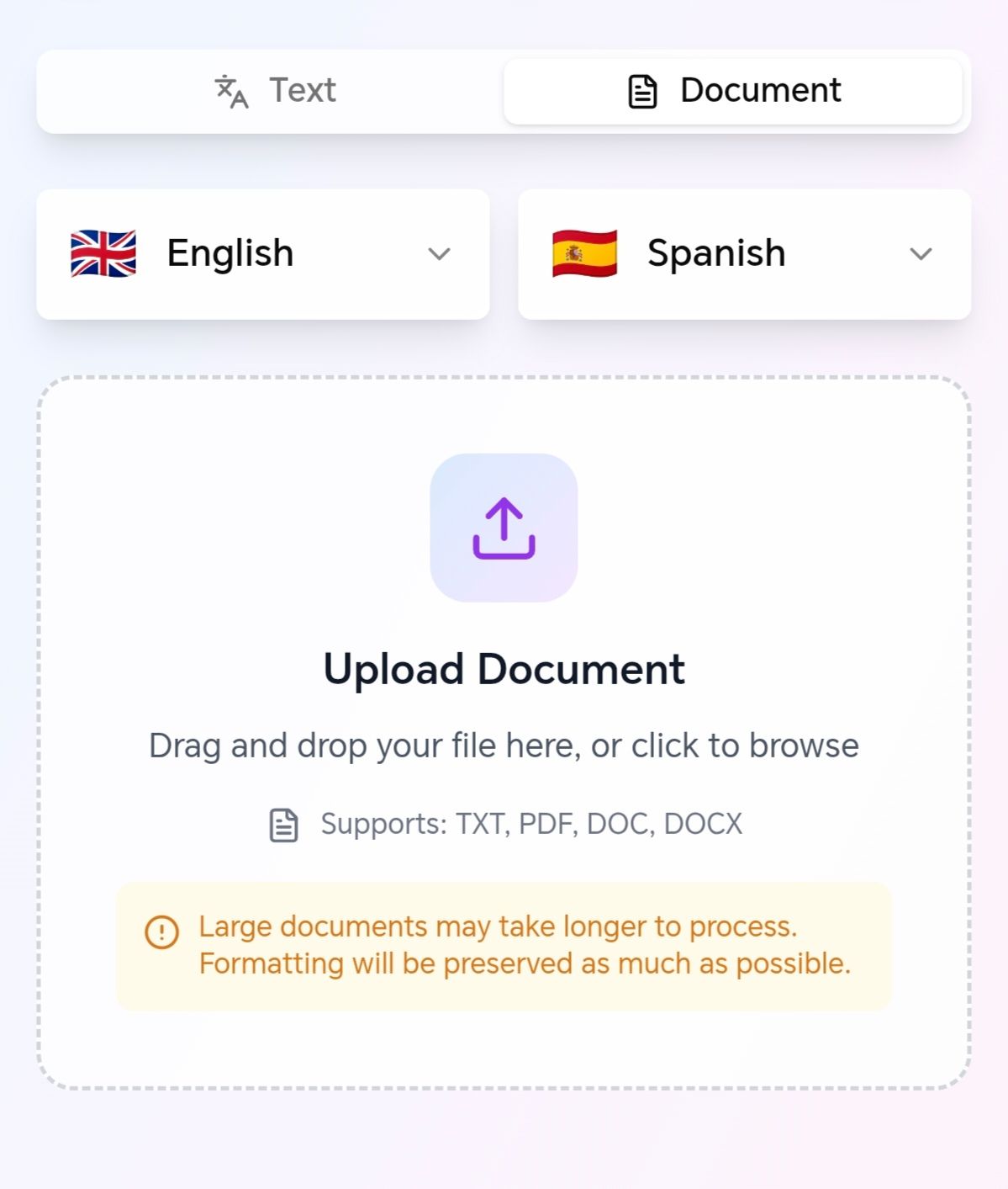 MDTranslator  template preview