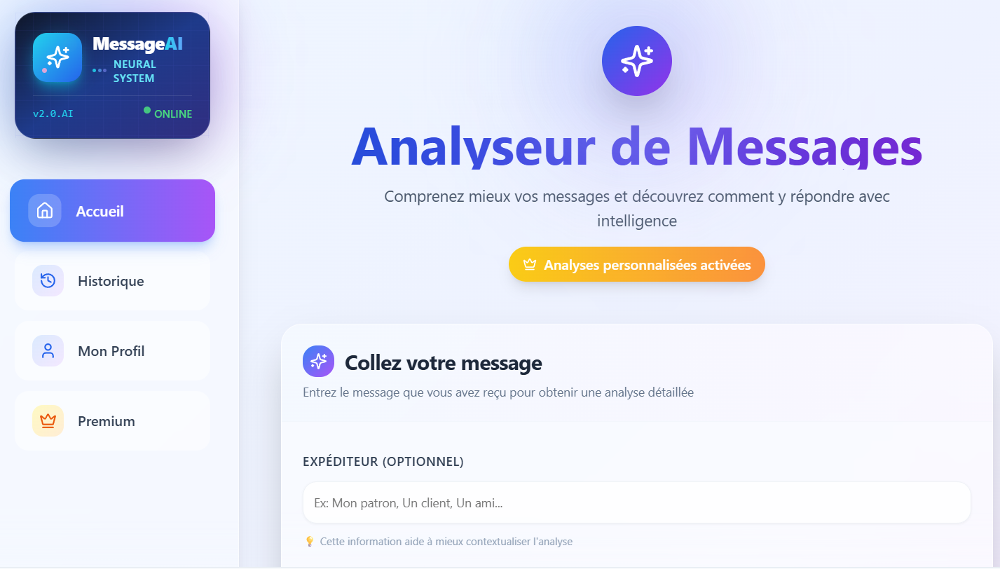 Clarify AI template preview