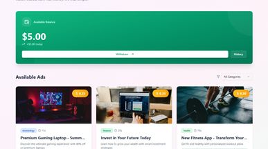 Cads - Cash for Ads template preview