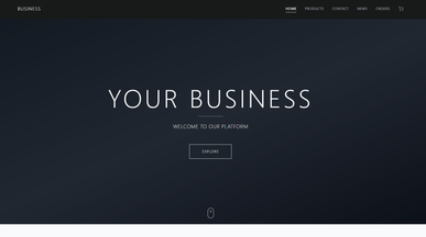 Business Launcher template preview