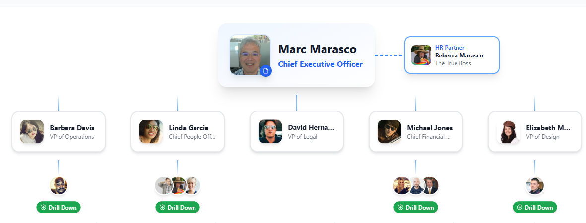 Org Chart template preview