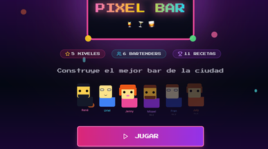 Pixel Bar Game template preview
