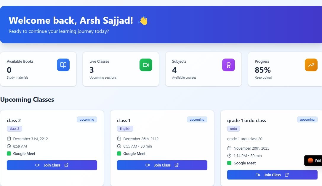 arsh education template preview