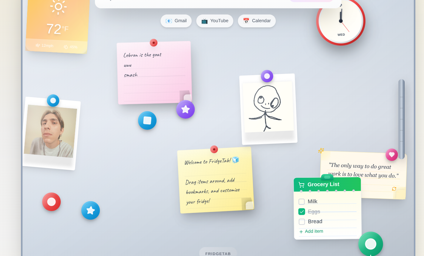 TabFridge template preview