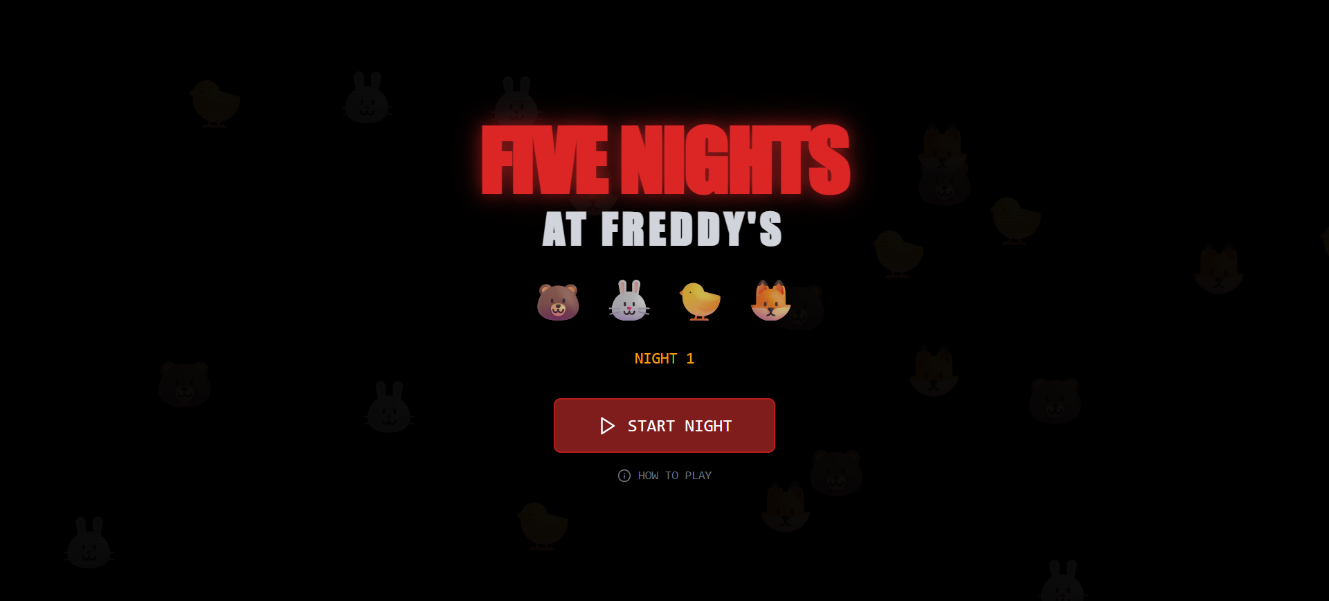 Nightwatch security FNAFF template preview