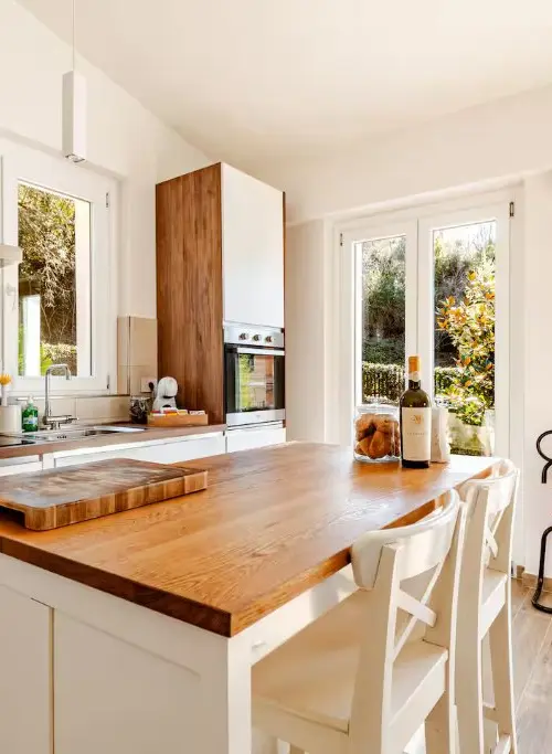 Modern kitchen at Villa Aura