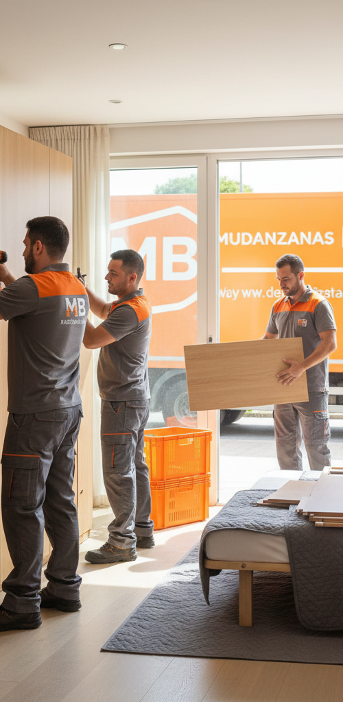 Montaje de muebles durante la mudanza