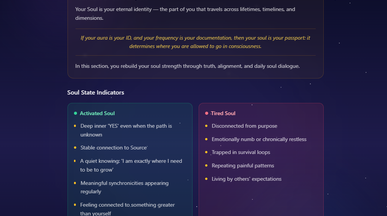 THE COSMIC ARCHITECTURE template preview