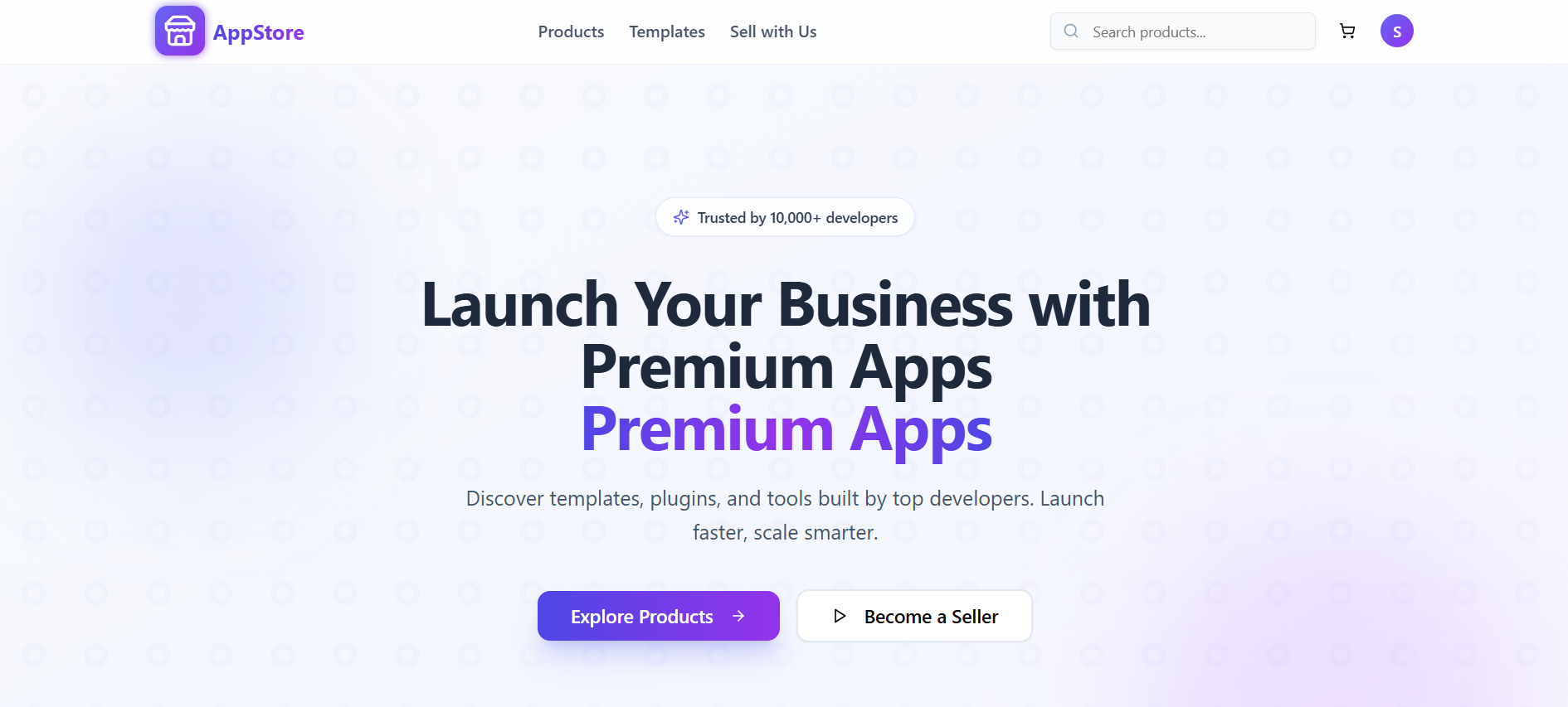 AppStore Pro template preview