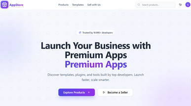 AppStore Pro template preview