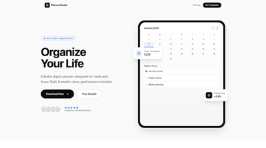 PlannerStudio template preview