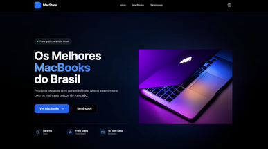MacBook Marketplace template preview