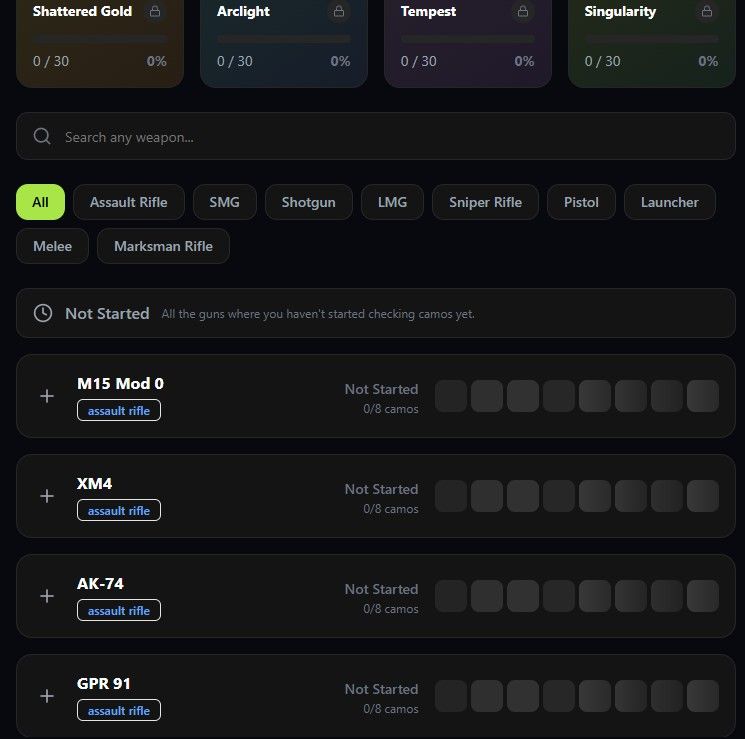 Loadout Nexus template preview