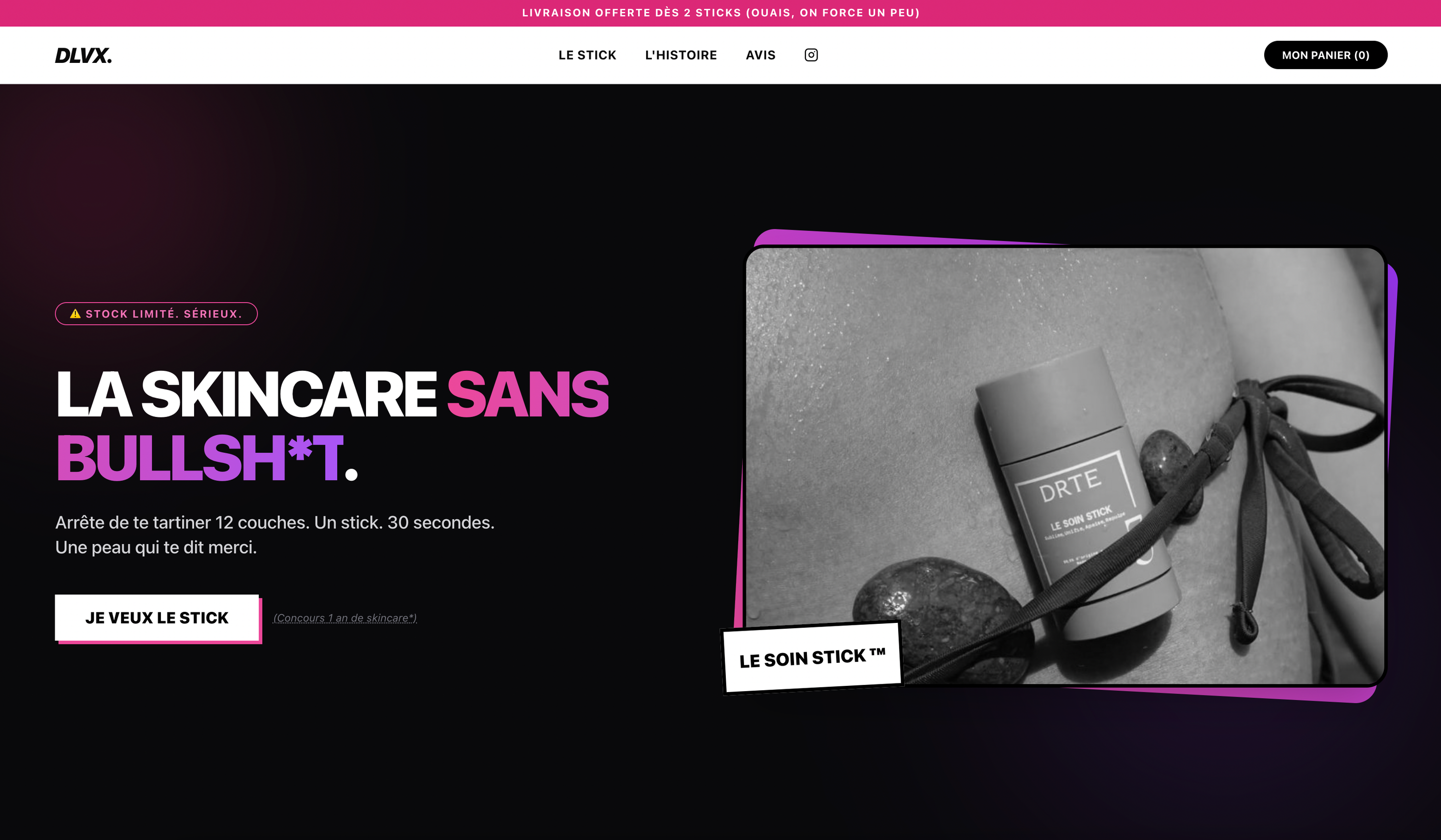 Skincare template preview