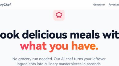 PantryChef template preview