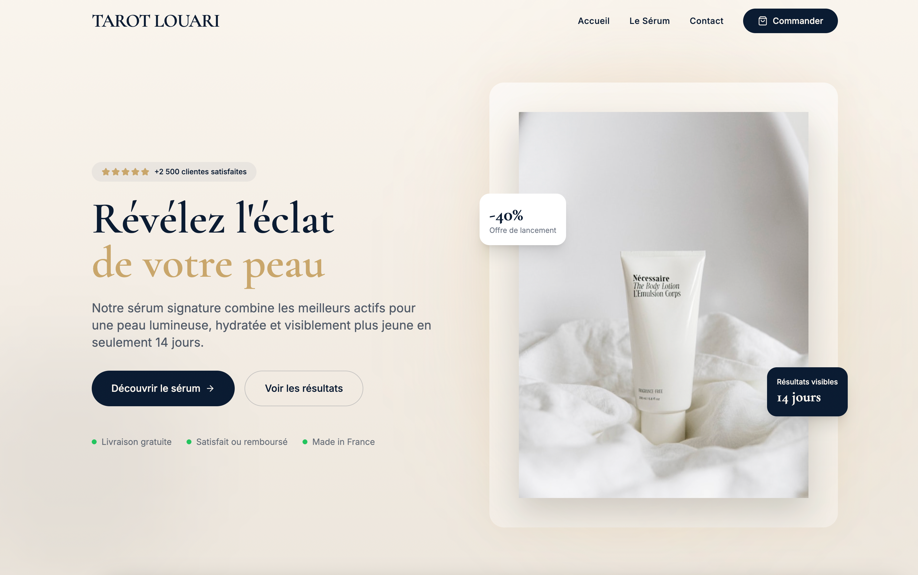 Creme Shop template preview