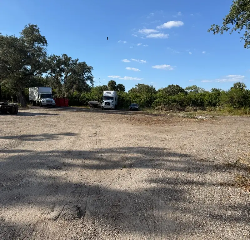 Gravel Lot — S 47th St — Tampa truck parking lot at 3399 S 47th St Tampa FL 33619