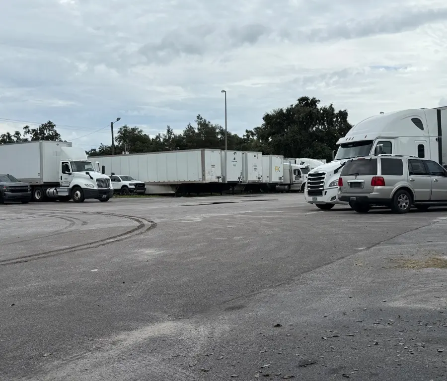 FL Open Storage paved truck parking lot at 7001 Causeway Blvd Tampa