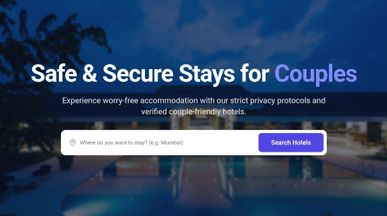 secure stays Hotel template preview