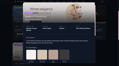 BlushBloom Suite template preview