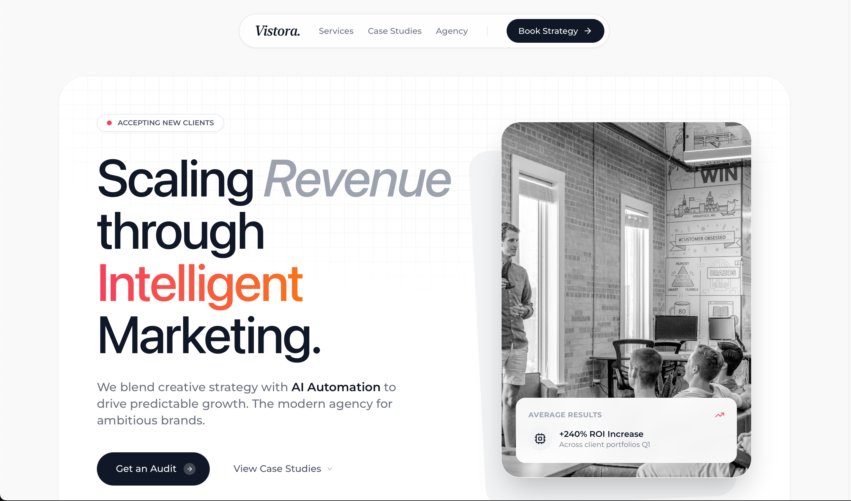 AI-Driven Marketing Agency  template preview