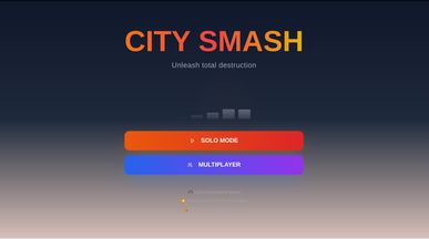 City Smash template preview