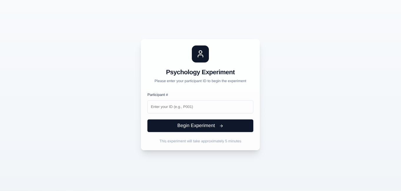 Performance Experiment template preview
