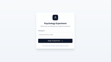 Performance Experiment template preview
