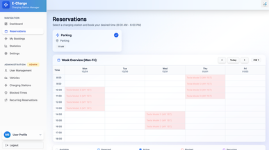 E-Charge Connect template preview