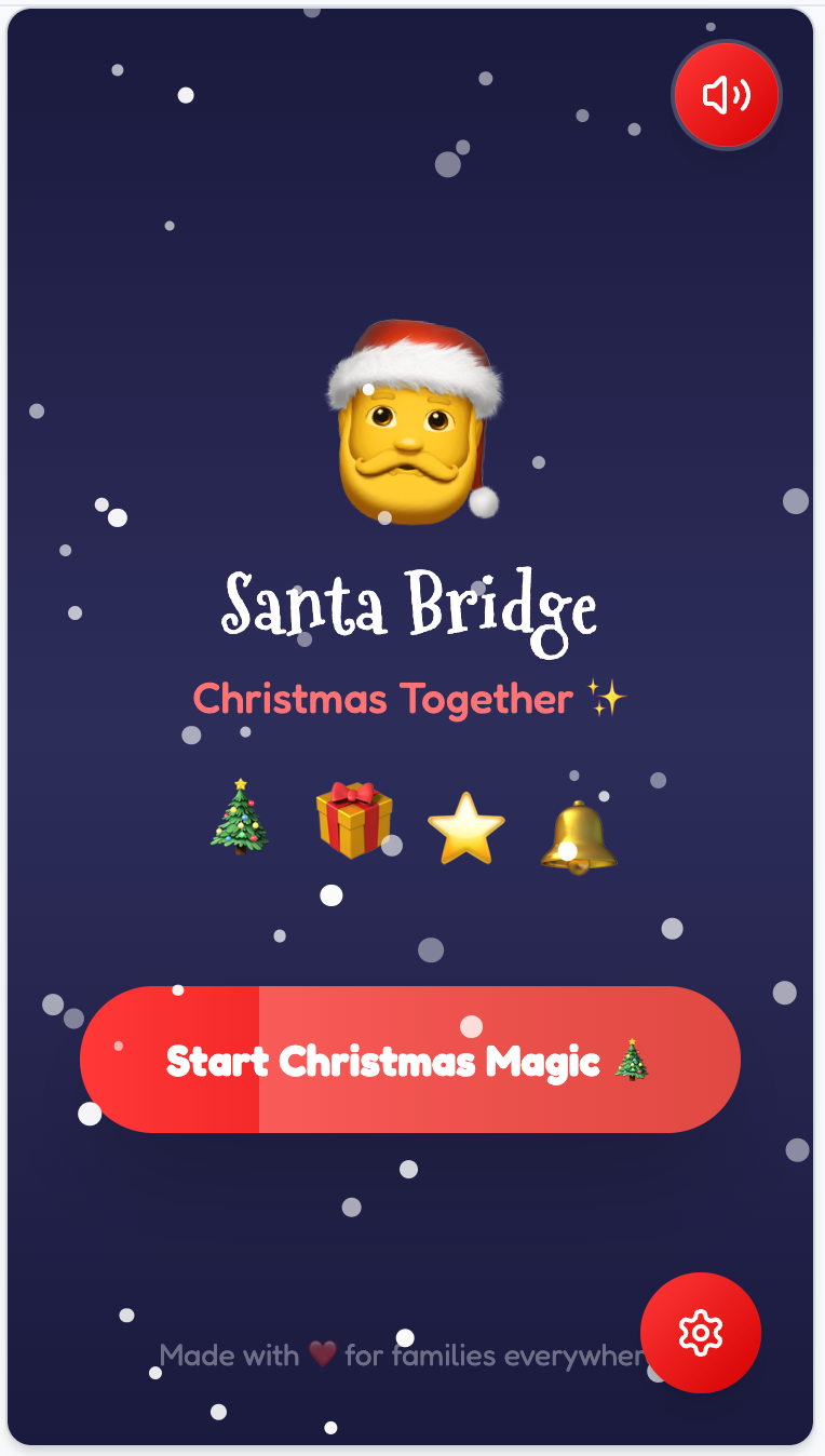 Christmas app template preview
