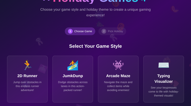 Themed Game Creator template preview