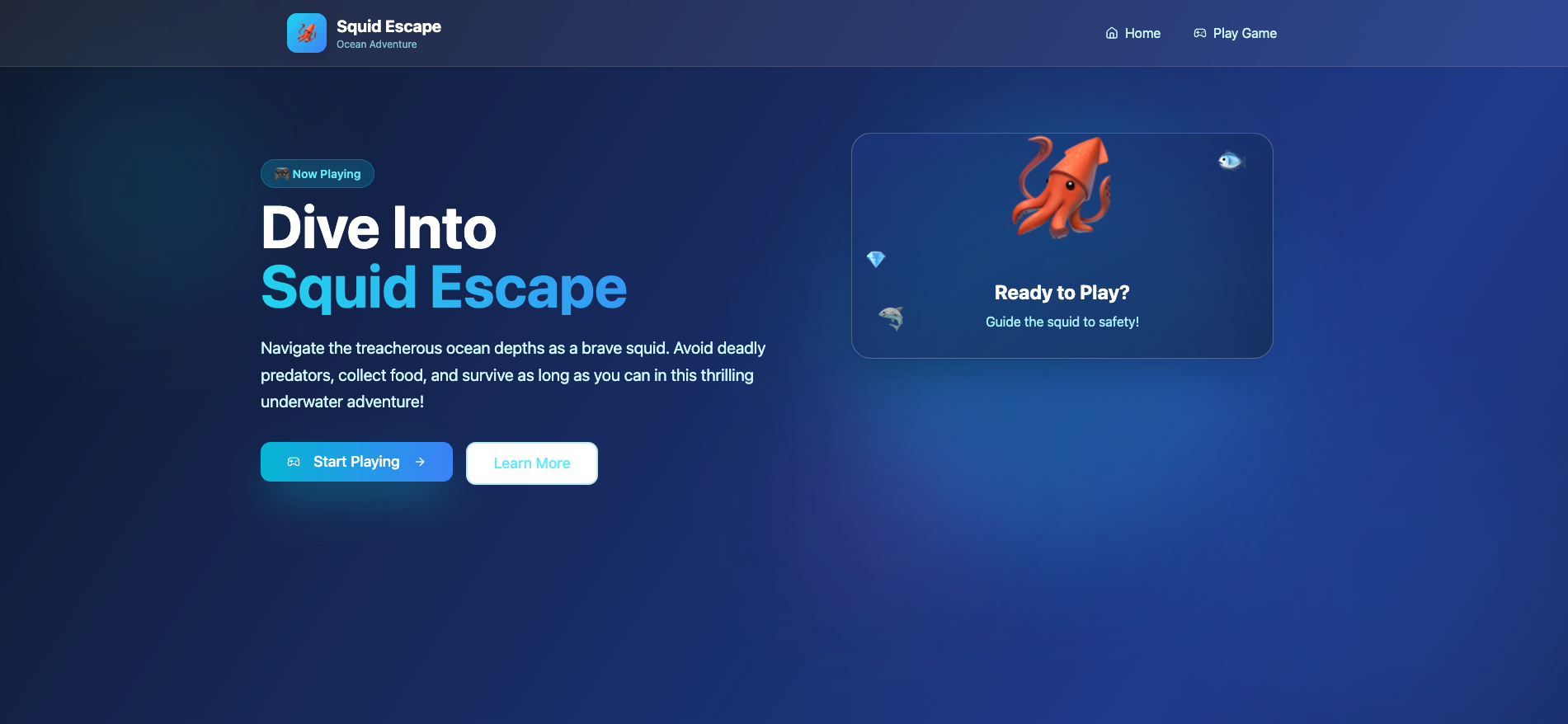 Squid Escape/Run template preview