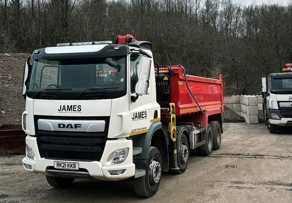 Professional grab hire Swansea - modern grab lorry serving Swansea Bay and West Wales waste removal