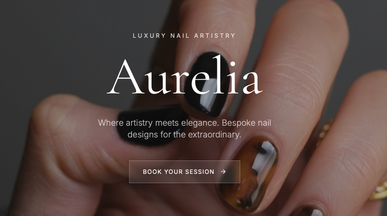 Gloss — Luxury Nail Portfolio Website template preview