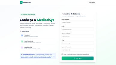 Medicalsys - Programa de Indicação template preview