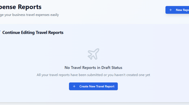 Business expenses Reimbursement template preview
