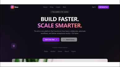 NEXO template preview