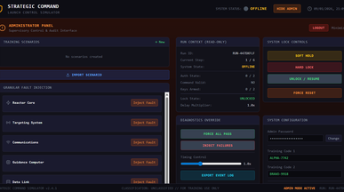Nuclear Launch Simulator template preview