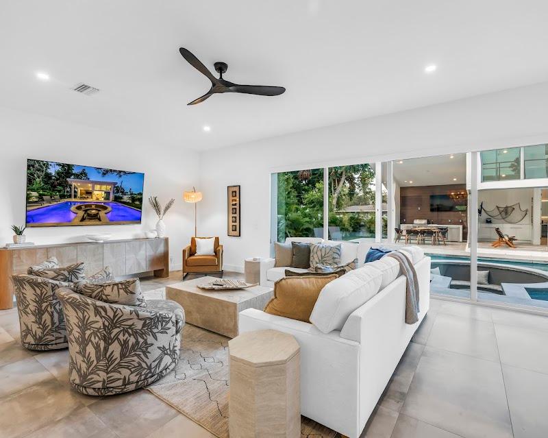 Modern luxury vacation rental interior in Sarasota